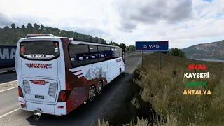 EURO TRUCK SİMULATOR 2 | SETRA 517 HDH TOPCLASS 2021 | OTOGARLI TÜRKİYE HARİTASI