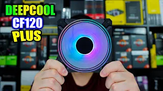 DEEPCOOL CF120 Plus Like Corsair QL Fans? Review, Airflow, Noise Test & aRGB