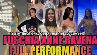 FUSCHIA ANNE RAVENA FULL PERFORMANCE | CEBU WINS MISS INTERNATIONAL QUEEN PHILIPPINES 2022