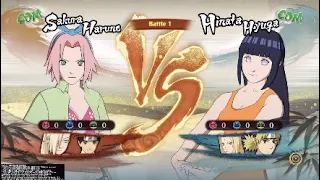 Naruto Shippuden Ninja Storm 4 : Sakura, Ino, and Tenten vs Hinata, Tsnade, and Temari (CPU vs CPU)