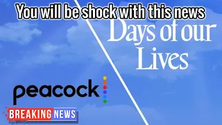 You will be shock with this news - DOOL's latest update move to peacock- BREAKING NEWS