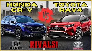 2024 Toyota RAV4 Vs 2024 Honda CR-V BATTLE (The Ultimate SUVs Showdown!)