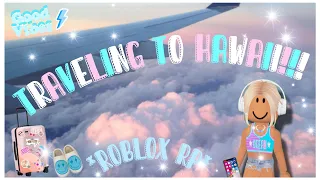 Travelling To Hawaii!! Roblox Rp - Metro Life