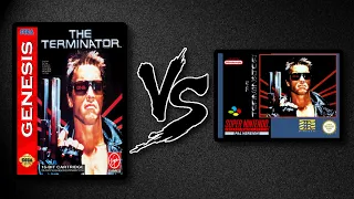 The Terminator - Sega Genesis vs Super Nintendo ᴴᴰ Comparison
