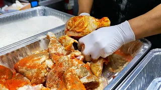 American Food - The BEST FRIED CHICKEN AND WAFFLES in New York City! Amy Ruth's Harlem NYC