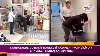 Bu hareketi kadınlar yapabiliyor, erkekler yapamıyor!