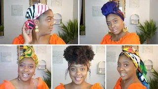 How To: Quick & Easy Headwrap/Turban Tutorial | 5 Different Styles