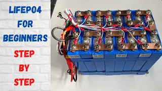 Lithium batteries for beginners. Step by step: balancing, assembling, capacity test. LiFePo4 DIY.