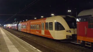 CBB 110 278 + koppelwagens + Arriva GTW 258 vertrekt met harde fluit uit Venlo