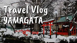 【ひとり旅Vlog】山形のんびり気まま旅：鶴岡を歩く：4K： Japan Travel Vlog/Walk in Tsuruoka