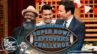 Super Bowl Leftovers Challenge with Tariq and Chef Jordan Andino | The Tonight Show