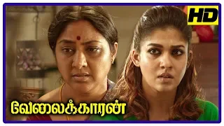 Velaikkaran mass scene | Sivakarthikeyan abuses Nayanthara | Sivakarthikeyan rescues Vijay Vasanth