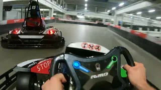 GoKart Munich - Lapped drivers hell + crashed out! - 11.3.24 - 4/6