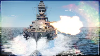 GIANT 14INCH BATTLESHIP GUNS  | USS Arizona Naval Gameplay