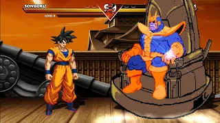 GOKU VS THANOS -  VERY INCREDIBLY EXCITING FIGHT !