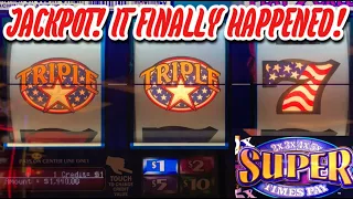 YES!!! DID THAT REALLY JUST HAPPEN? JACKPOT! HANDPAY! THE TRIPLE STARS CURSE IS OVER!