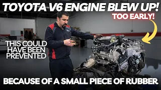 Toyota V6 Engine BLEW UP Early Because of a Small Piece of Hose. Let's Fix It