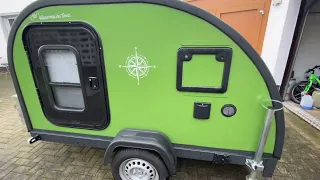 Miniatouring / Teardrop Wohnanhänger #teardroptrailers #teardropcamper #teardroptrailer