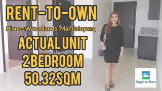 2 Bedroom 50.32sqm Pioneer Woodlands, Mandaluyong RENT-TO-OWN