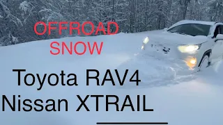 Toyota RAV4 / Nissan XTRAIL OFFROAD SNOW (CAUGHT)
