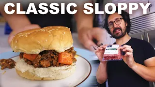 Classic Sloppy Joe sandwiches