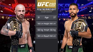 Alexander Volkanovski vs Yair Rodriguez Full Fight - UFC 290 Night