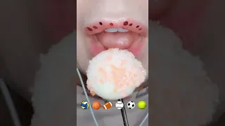 asmr EATING SPORTS GUMMY BALL#Shorts