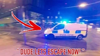 POLICE ESCAPE FROM TALLEST BUILDING IN MANCHESTER (Real POV Chase Situation)