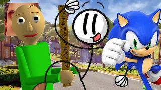 Hello Neighbor - My New Neighbor Henry Stickman Baldi Sonic Hedgehog History Gameplay Walkthrough