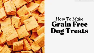 Grain Free Dog Treats Recipe