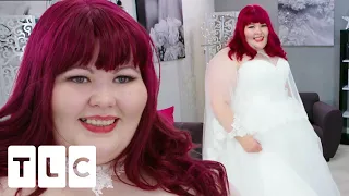 Jo & Al Help This Body-Confident Bride Find Her Quirky Dress | Curvy Brides' Boutique