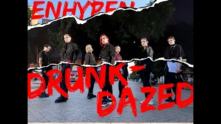 [KPOP IN PUBLIC CHALLENGE] ENHYPEN (엔하이픈)- Drunk-Dazed cover dance by JADE SUN & FREE WINGS [RUSSIA]