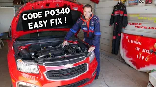 FIX CODE P0340 CAMSHAFT POSITION SENSOR CHEVY, CHEVROLET, BUICK, GMC, CADILLAC