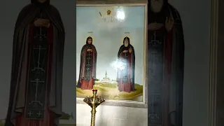 Введено-Оятский женский монастырь Родители Александра Свирского,Варвара и Сергий#богородица#бог#храм