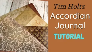 TUTORIAL Accordion Journal: Tim Holtz theme