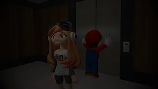 Mario x Meggy: Stuck In The Elevator (Original fanfic by InfiniteLeJackal)