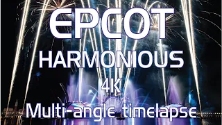 Epcot Harmonious 4k | Split screen time lapse