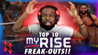 WWE 2K22 MyRISE: Top 10 freak out moments!