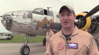 B-25 "Miss Hap" Pilot from the American Airpower Museum