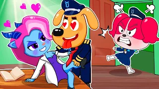 Sheriff Labrador Fall Love With Dr. Antel - Labrador Sad Story - Sheriff Labrador Police Animation