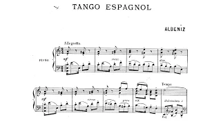 Isaac Albéniz: Tango espagnol op. 164 No. 2 in A minor (with score)