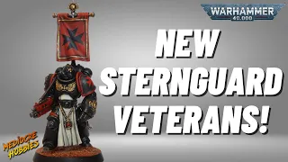 I added the new Sternguard Veteran Squad to my Black Templars force in Warhammer 40k!