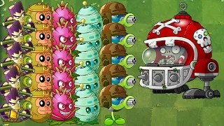 Every Plant Max Level Vs Mecha Football Zombie - Who Will Win？- PvZ 2 Chinese