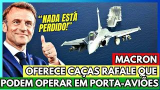 FRANÇA OFERECE CAÇA RAFALE QUE PODE OPERAR EM PORTA-AVIÕES