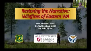 Restoring the Narrative   Wildfires of Eastern WA