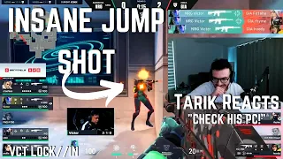 SEN Tarik REACTS to NRG Victor INSANE JUMP SHOT pt. 2 vs GIA VCT LOCK//IN | VALORANT Clips