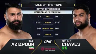 Iraj Azizpour vs. Bruno Chaves | ONE Championship Full Fight