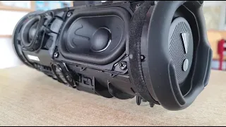 JBL CHARGE 5 bass test grill off