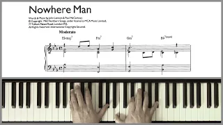 Lennon/McCartney - 'Nowhere Man' Jazz Piano Arrangement