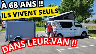 🚐 VAN TOUR 🚐 - Visite de notre van aménagé (69 ans Ils voyagent à 2 à bord de ce van d'exception)